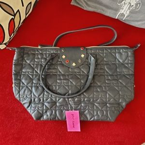 NWT Betsy Johnson Solitaire Tote Bag